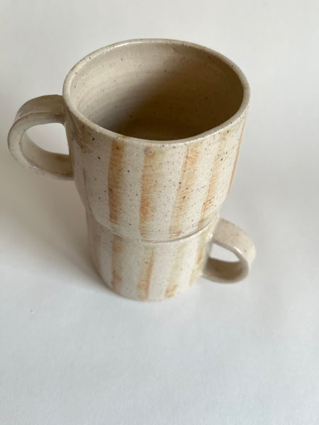 MUG - (Set of 2) Soft Stripe