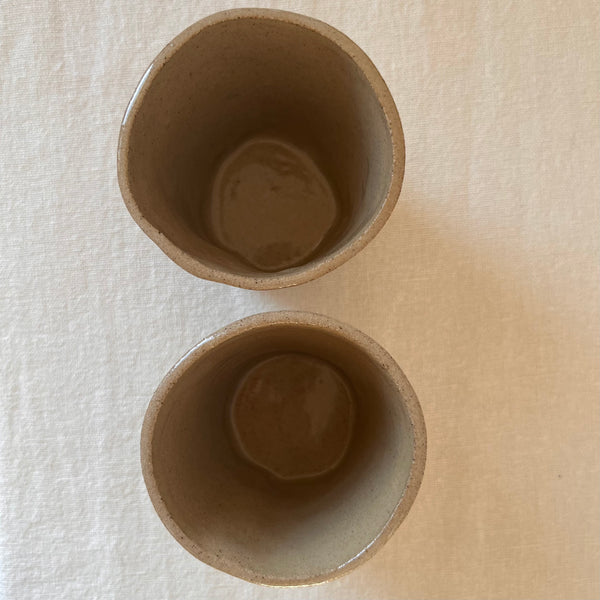 BEAKER (set of two)- Sand