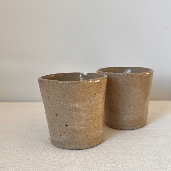 BEAKER (set of two)- Sand